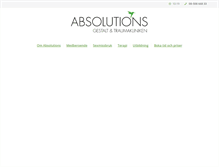 Tablet Screenshot of absolutions.se